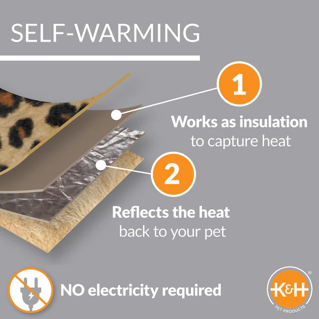 New ๐ K&H Pet Products Self-Warming Kitty Sack Cat Bed โ๏ธ - Image 3