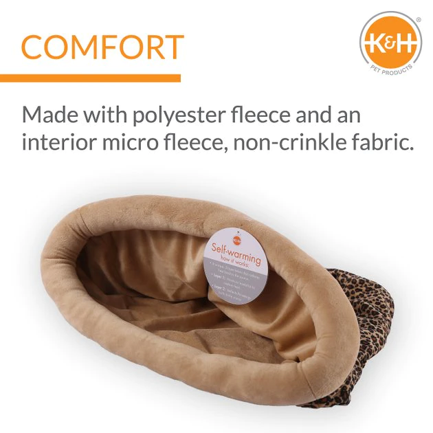 New ๐ K&H Pet Products Self-Warming Kitty Sack Cat Bed โ๏ธ - Image 4