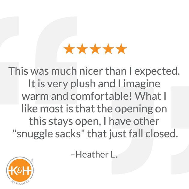 New ๐ K&H Pet Products Self-Warming Kitty Sack Cat Bed โ๏ธ - Image 7