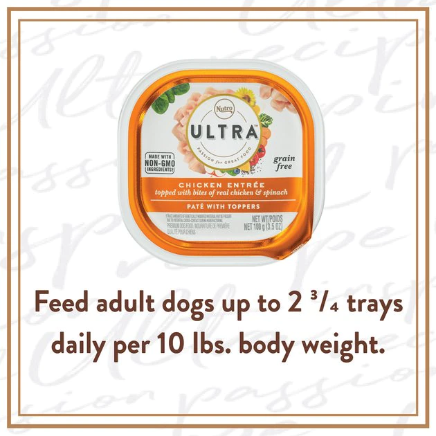 Discount โ Nutro Ultra Grain-Free Chicken Entree Pate with Toppers Adult Wet ๐ถ Dog Food Trays ๐งจ - Image 7