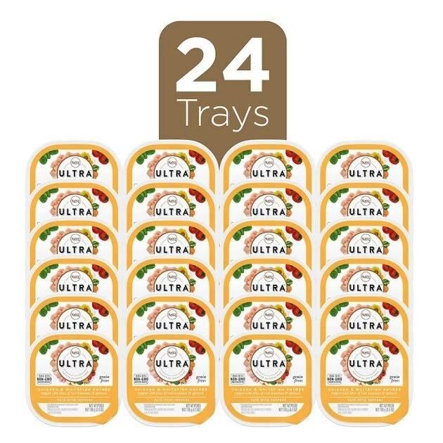 Buy ๐ Nutro Ultra Grain-Free Chicken & Whitefish Entree Pate with Toppers Adult Wet ๐ถ Dog Food Trays ๐ - Image 4
