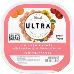 Coupon ๐ Nutro Ultra Grain-Free Chicken Entree Pate with Tomatoes & Carrots Adult Wet ๐ถ Dog Food Trays ๐งจ