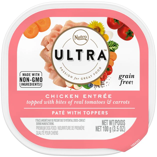 Coupon ๐ Nutro Ultra Grain-Free Chicken Entree Pate with Tomatoes & Carrots Adult Wet ๐ถ Dog Food Trays ๐งจ