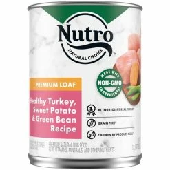 Best Pirce ๐ Nutro Premium Loaf Turkey, Sweet Potato & Green Bean Grain-Free Canned ๐ถ Dog Food ๐