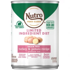 Coupon โค๏ธ Nutro Limited Ingredient Diet Premium Loaf Turkey & Potato Grain-Free Canned ๐ถ Dog Food ๐
