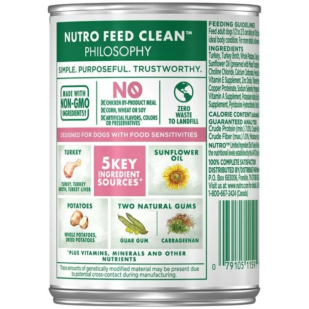 Coupon โค๏ธ Nutro Limited Ingredient Diet Premium Loaf Turkey & Potato Grain-Free Canned ๐ถ Dog Food ๐ - Image 2