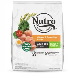 Budget 🌟 Nutro Natural Choice Healthy Weight Adult Chicken & Brown Rice Recipe Dry 🦮 Dog Food 🎉