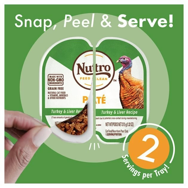 Cheapest 🎉 Nutro Perfect Portions Grain-Free Turkey & Liver Paté Recipe Cat Food Trays 🔥 - Image 4