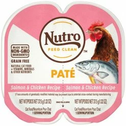 Flash Sale 🔔 Nutro Perfect Portions Grain-Free Salmon & Chicken Paté Recipe Cat Food Trays ❤️